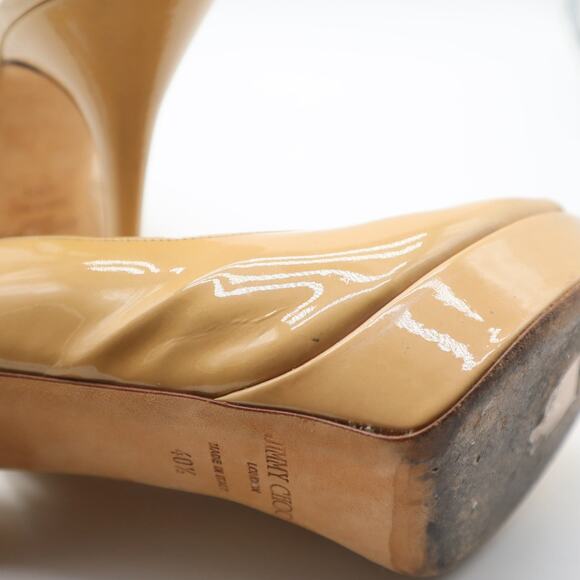 Jimmy Choo Vita Slingback Peep Toe Pumps Size 40.5 - Picture 10 of 12